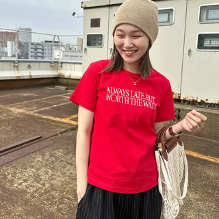 WAIT Lettering Short-Sleeve T-Shirt