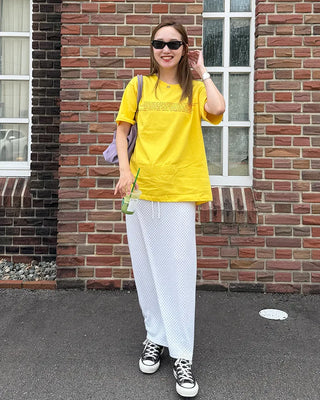 Pindot Easy Maxi Skirt
