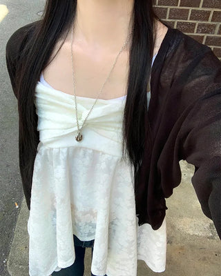 Heart Cross Chain Necklace
