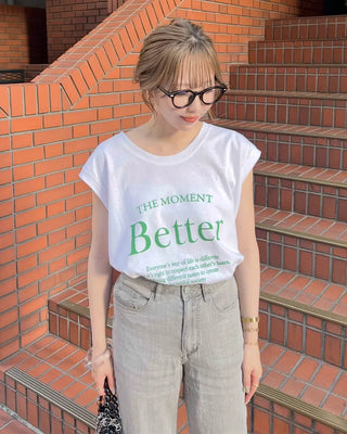 Better Lettering Sleeveless T-Shirt