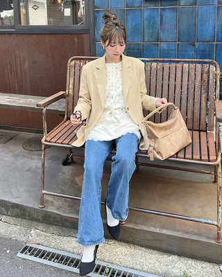Oversized blazer jacket