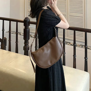 Half-moon shoulder bag