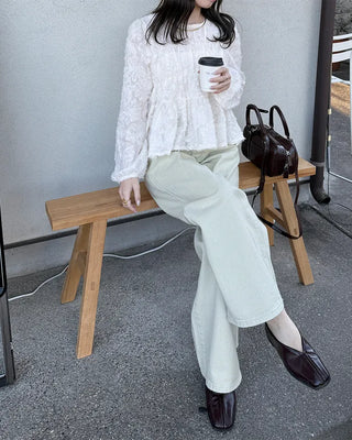 Basic wide-leg pants