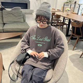 The Last Lettering Brushed Sweatshirt