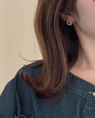 Twisted earrings