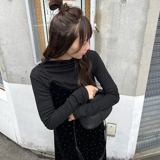 Basic turtleneck T-shirt