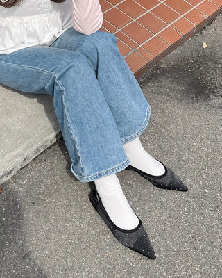 Dot Cubic Pointed Toe