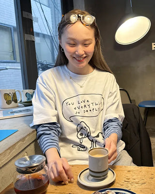 Dog lettering T-shirt