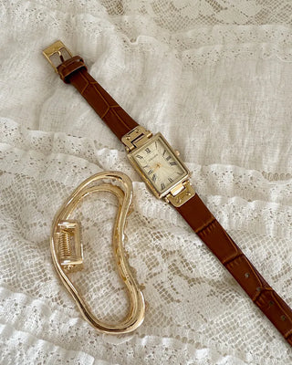 Square wristwatch