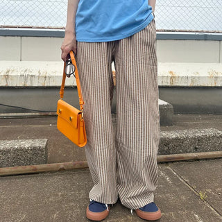 Striped Banding Pants