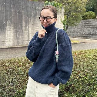 (Unisex) Half-Zip Knit