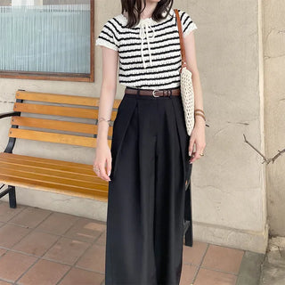 Simple faux leather belt