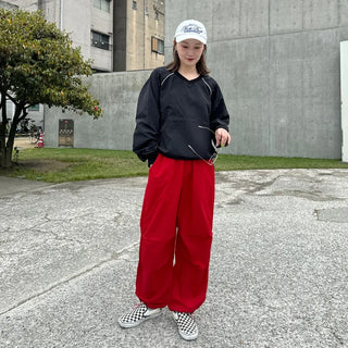 (Unisex) Pintuck String Pants