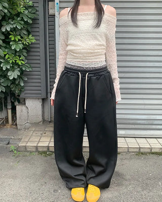 Sweatpants with Layered Point Pants
