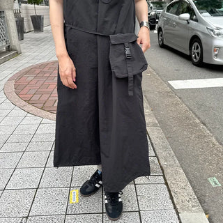 Bag set shirred nylon dress