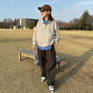 Half-zip sweatshirt