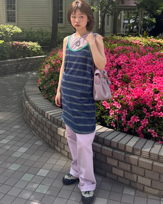 Border Heart Pocket Sleeveless