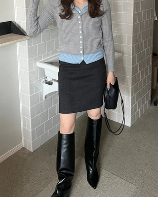 Ribbed Cardigan