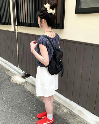 Checked blouse