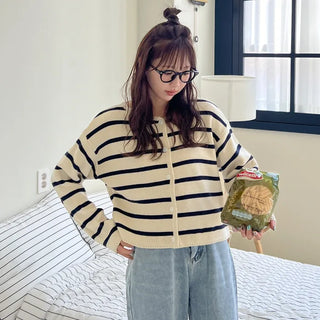 Striped cardigan