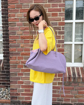Nylon Multi-Square Tote Bag