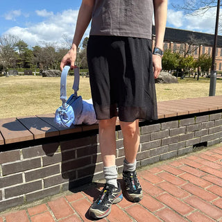 Polka dot chiffon skirt