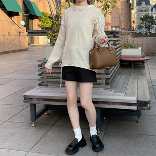Eyelet Point Knit