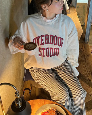 Letter print sweatshirt