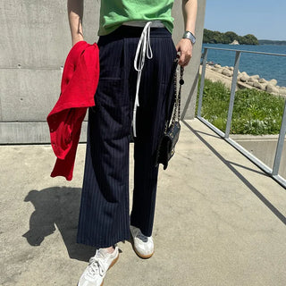 String stripe slacks