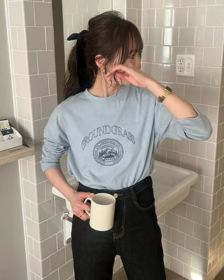 GRASS print sweatshirt