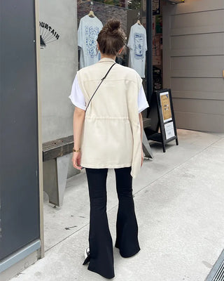 Simple spandex bootcut slacks