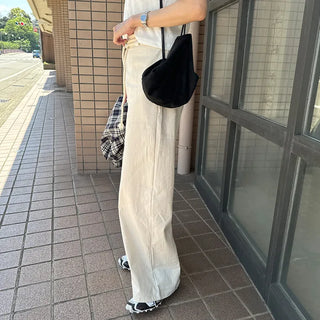 String wide pants