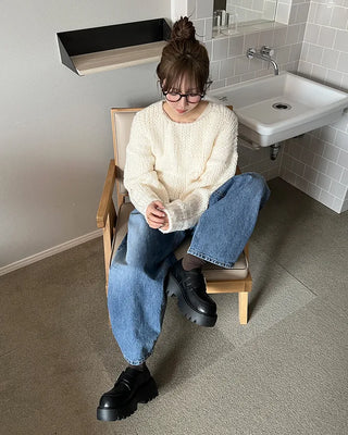Buckle Platform Loafers