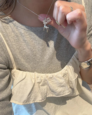 Flower Horse Necklace