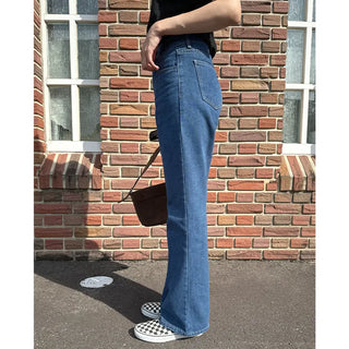 Simple denim pants