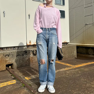 Asymmetrical Choker T-Shirt