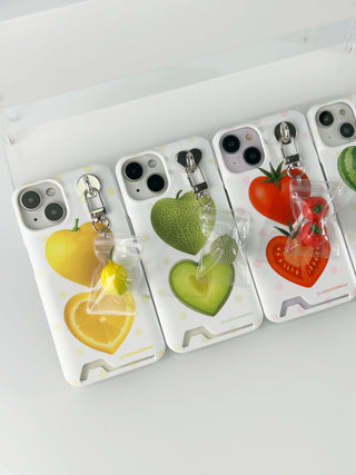 Heart Lemon Card Hard Case
