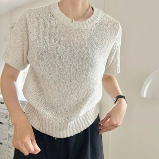 Linen Half Summer Knit