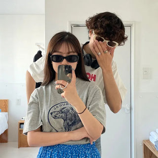 Simple oval sunglasses