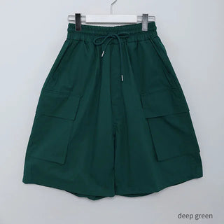 chalk cargo bermuda cotton pants