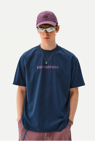 [Monterest] Quick-Dry Antibacterial Logo Crewneck Tee