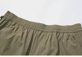 [Monterest] Double Layer Side Zip Outdoor Shorts