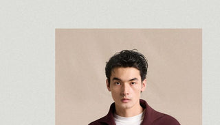[CULTUM] Heavyweight Half-Zip Polo Collar Sweatshirt