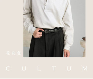 [CULTUM] Heavyweight Shawl Collar Sweatshirt