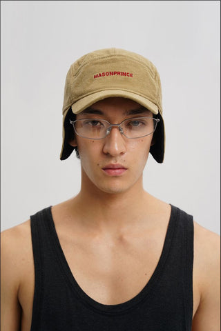[MASONPRINCE] Fleece Worker Hat with Ear Flaps