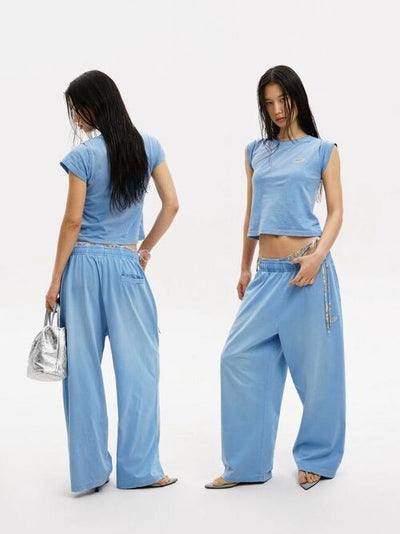 [MASONPRINCE] Cotton Hemp Blend Co-ord Set