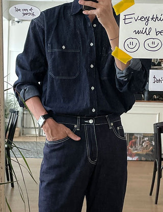 Second Raw Denim Shirt (3 colors)