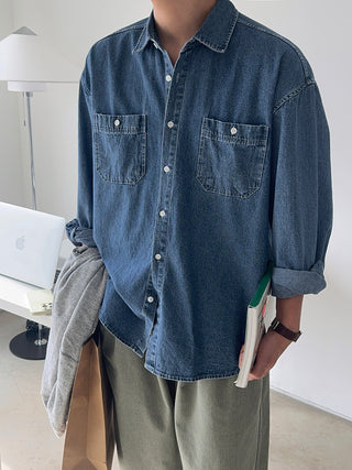 Dijon Pocket Denim Overshirt
