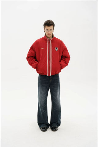 [MASONPRINCE] Reversible Padded Racing Jacket