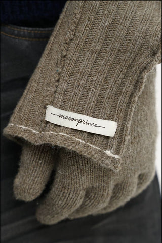 [MASONPRINCE] Wool Touchscreen Long Gloves
